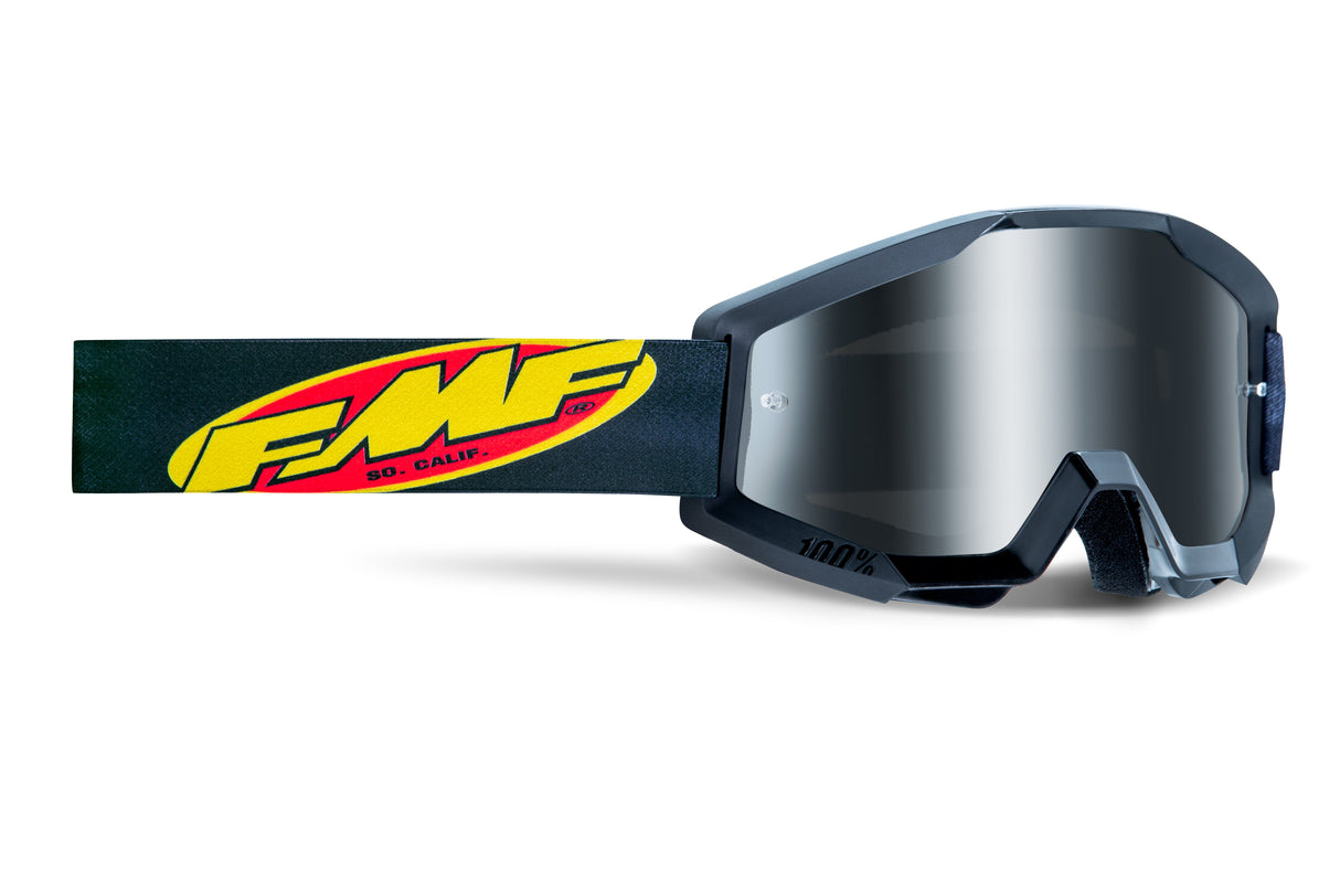 FMF VISION Powercore Goggle Core Black Mirror Silver Lens F-50051-00003