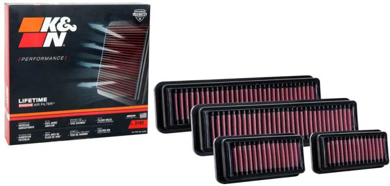 K&N BMW X3M/X4M L6-3.0L F/I Turbo Drop In Air Filter 33-3160