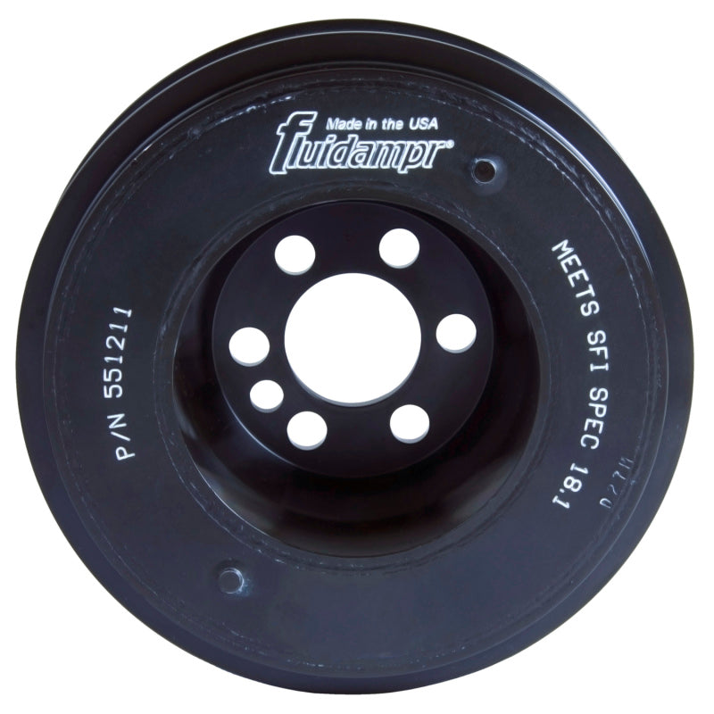 Fluidampr VW 06-08 2L FSI Motor (6 bolt hole mounting) Steel Internally Balanced Damper 551211