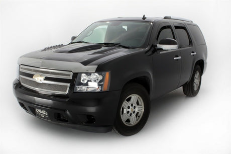 AVS 07-14 Chevy Tahoe (Excl. Hybrid Models) Aeroskin Low Profile Hood Shield - Chrome 622011