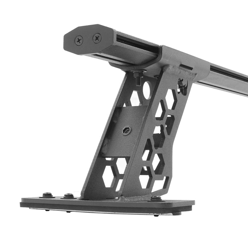 Go Rhino 15-22 Ford F-150 / 07-21 Toy. Tundra XRS Cross Bars Kit - Tex Blk (Attch Tonneau Cvr T-Trk) 5935015T
