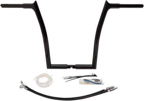FAT BAGGERS INC. Handlebar Kit - Pointed Top - 16" - Black 909316-B
