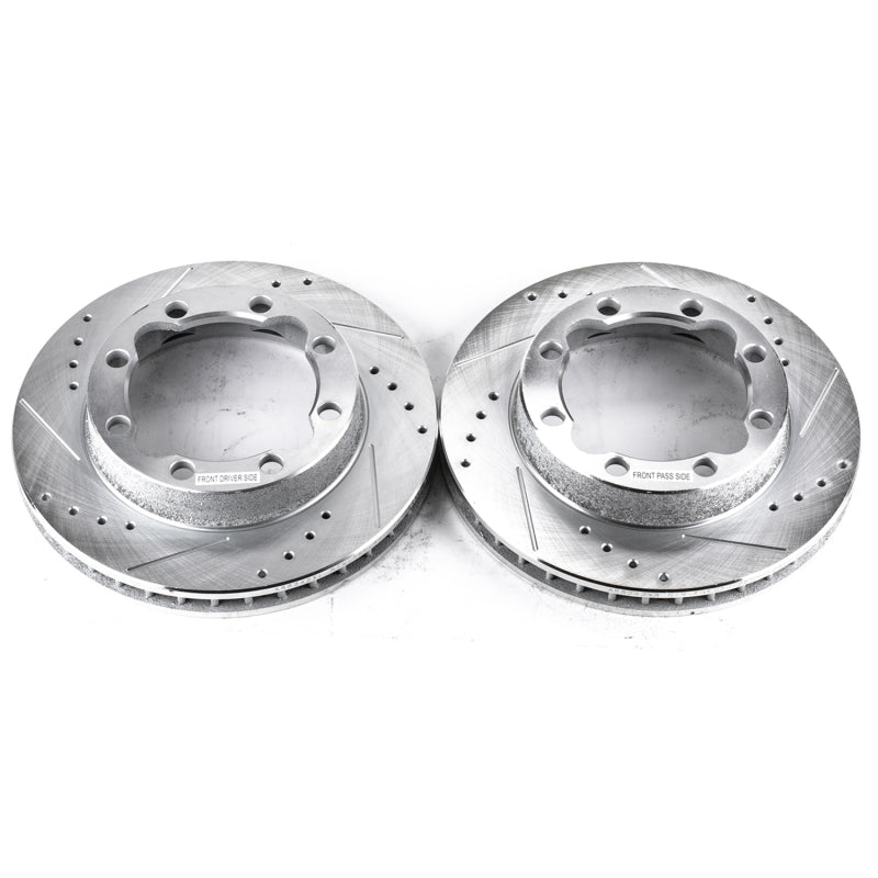Power Stop 94-99 Chevrolet K1500 Suburban Front Evolution Drilled & Slotted Rotors - Pair AR8242XPR