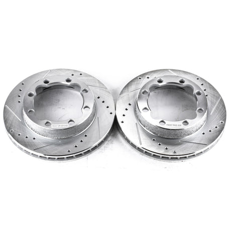 Power Stop 94-99 Chevrolet K1500 Suburban Front Evolution Drilled & Slotted Rotors - Pair AR8242XPR