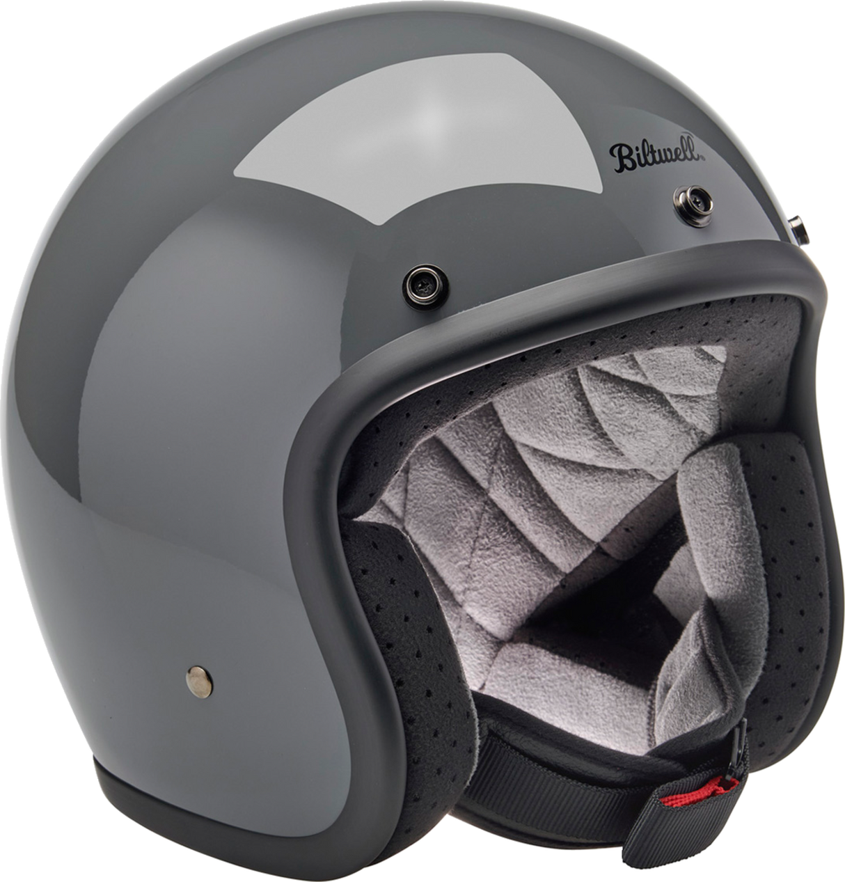 BILTWELL Bonanza Helmet - Gloss Storm Gray - Medium 1001-165-203