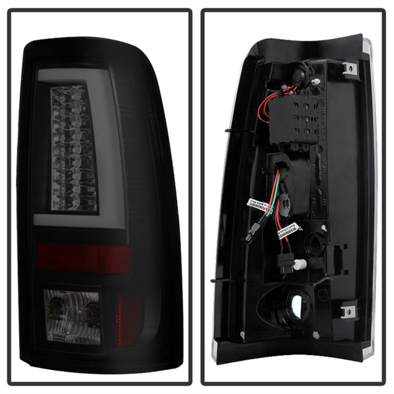 Spyder 03-06  Chevy Silverado (Does Not Fit Stepside) Version 2 LED Tail Lights - Black Smoke 5083272
