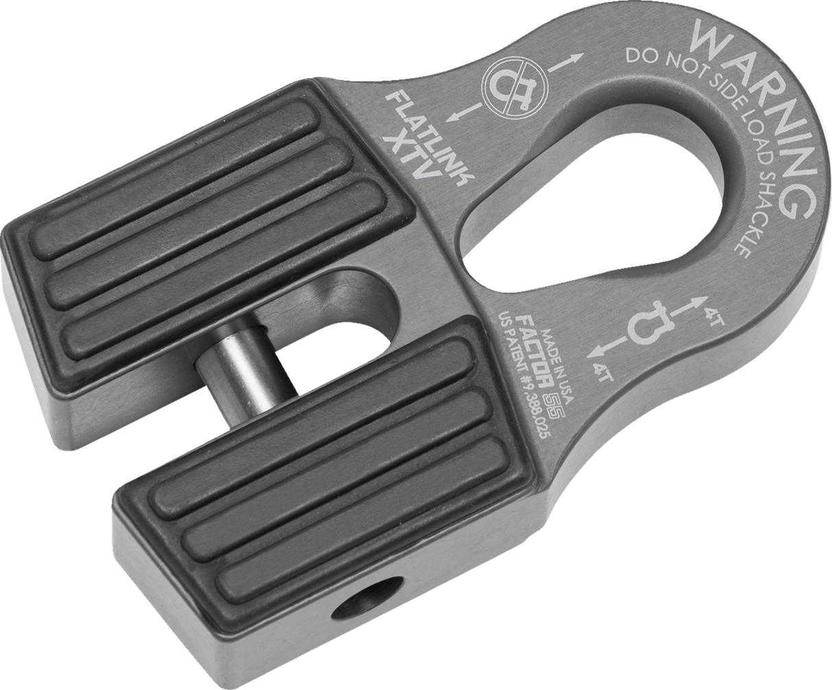 FACTOR 55 FlatLink XTV Winch Shackle Mount - Gray 00070-06