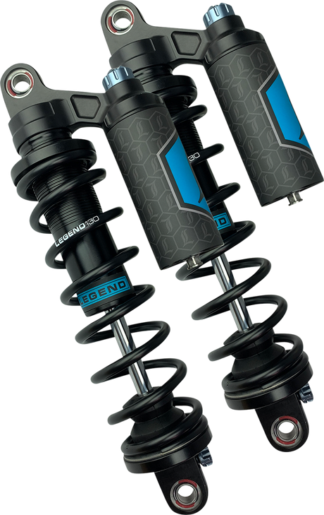 LEGEND SUSPENSION REVO ARC Piggyback Shocks - Heavy Duty - Black - 13" - '84-'00 FXR 1310-1899