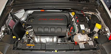 K&N 2015 Jeep Renegade L4-2.4L High Flow Performance Air Intake Kit 77-1565KS