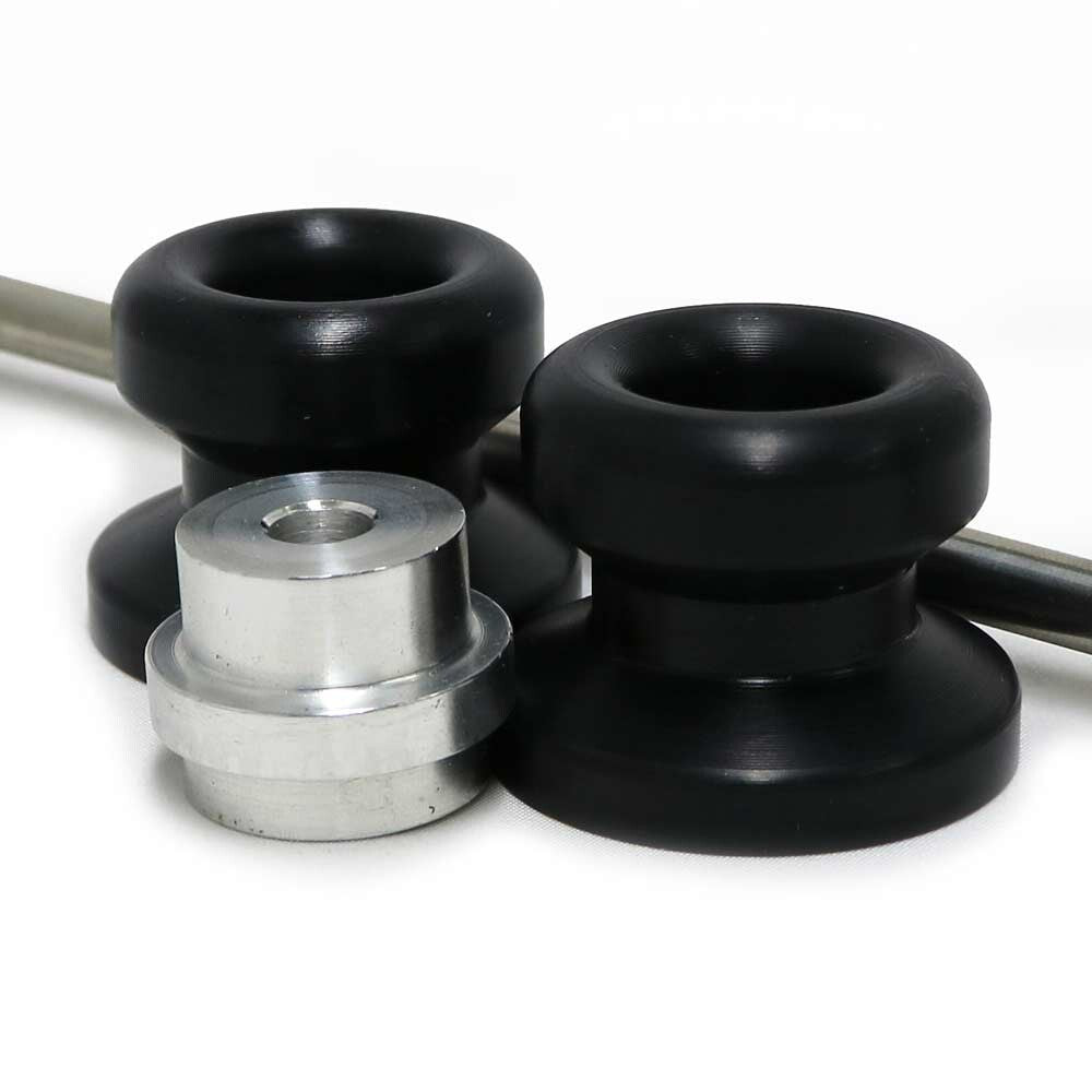 SHOGUN Front Axle Sliders Black 702-5419