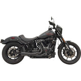 BASSANI XHAUST 2-into-1 Ripper Exhaust System with Megaphone Muffler - Short - Chrome - 49-State - M8 Softail 1S75E