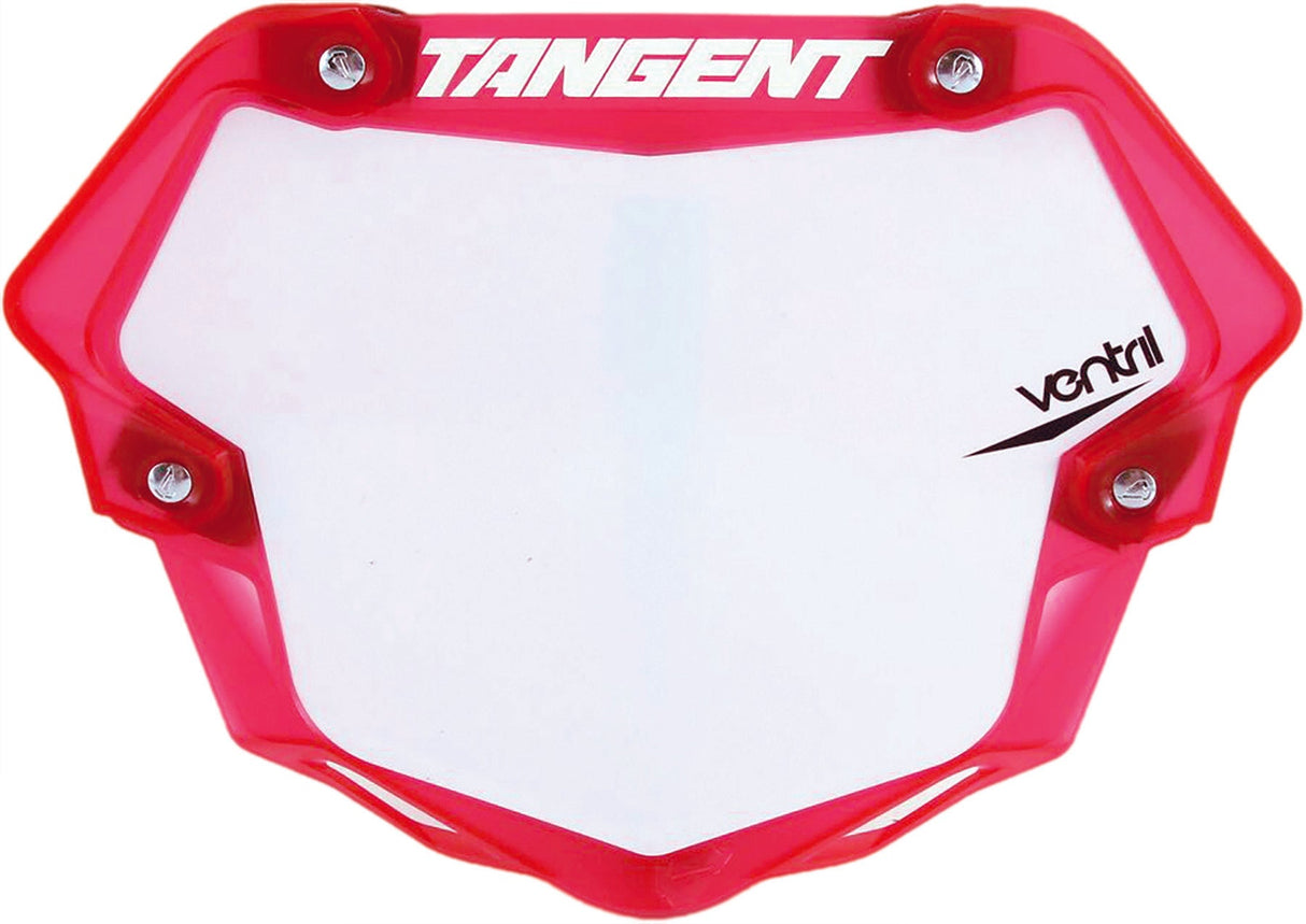 TANGENT 7" 3d Ventril Plate Trans Red 03-2103