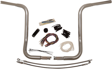 FAT BAGGERS INC. Handlebar Kit - Rounded Top - 16" - Chrome 909416