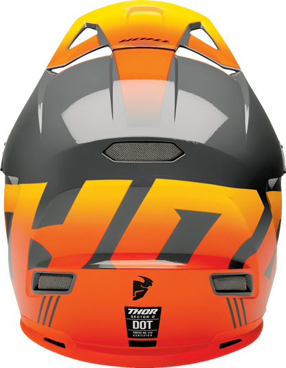 THOR Sector 2 Helmet - Carve - Charcoal/Orange - Medium 0110-8123