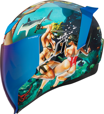 ICON Airflite™ Helmet - Pleasuredome4 - Blue - 2XL 0101-15005