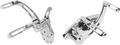 ACCUTRONIX Forward Control - Slotted - Chrome FC103-SSC