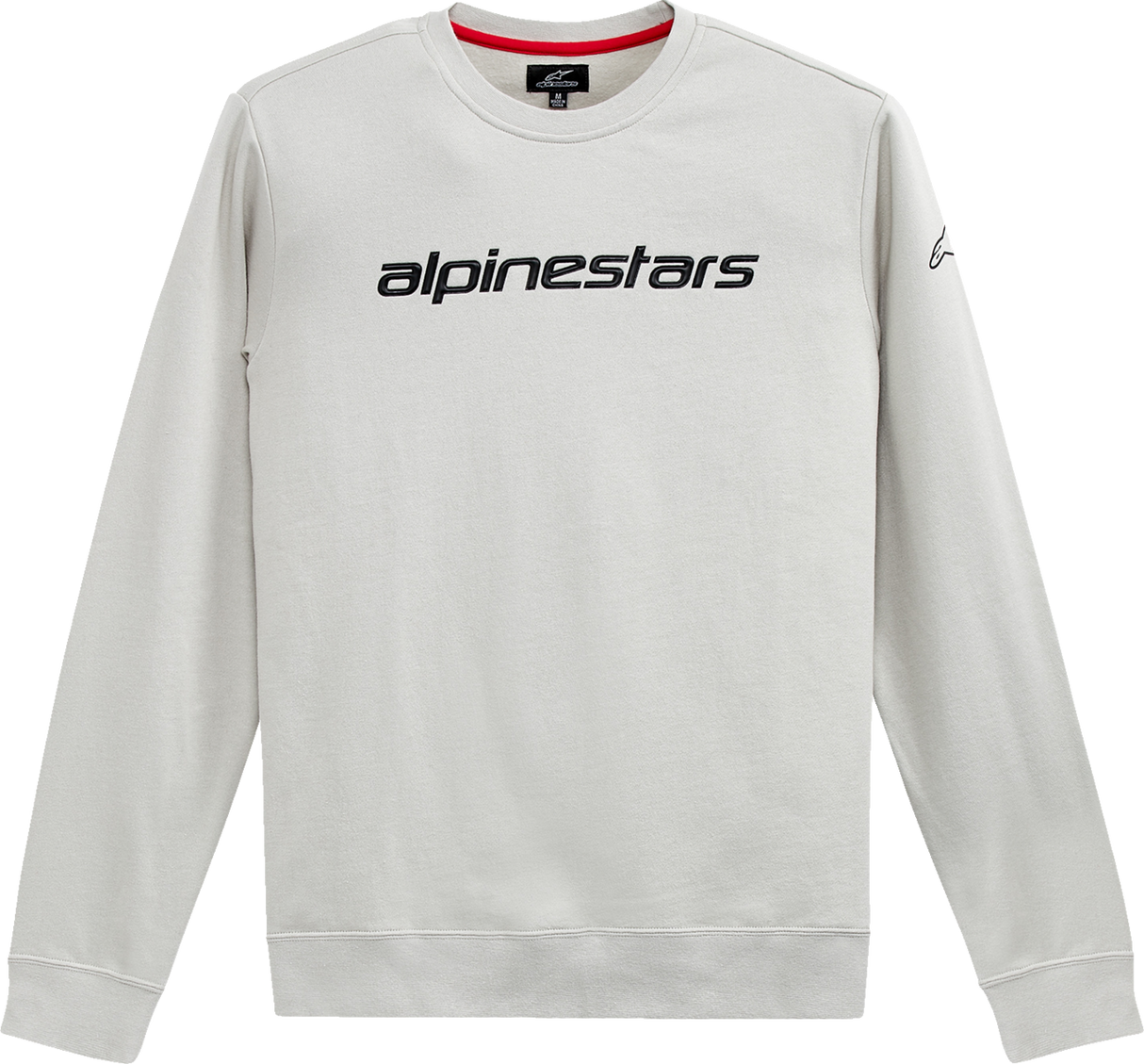 IN STOCK ALPINESTARS Linear Crew Fleece - Silver/Black - XL 1212513241900XL