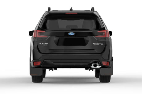 Rally Armor 19-21 Subaru Forester Black UR Mud Flap w/ Orange Logo MF52-UR-BLK/OR