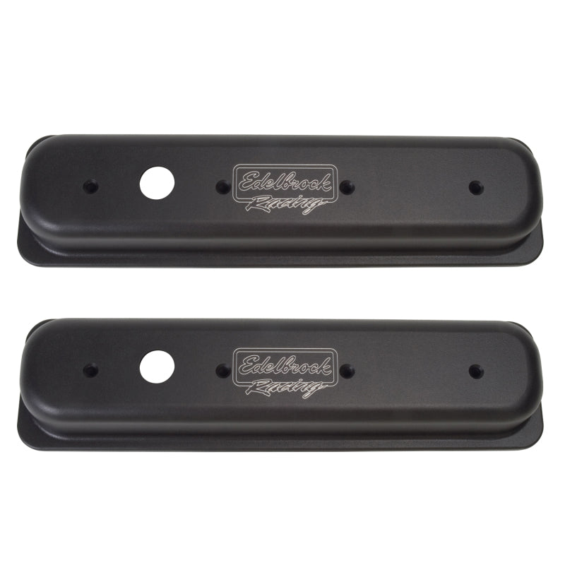 Edelbrock Valve Cover Victor Series Chevrolet 1987-1995 262-400 CI V8 Black 41723