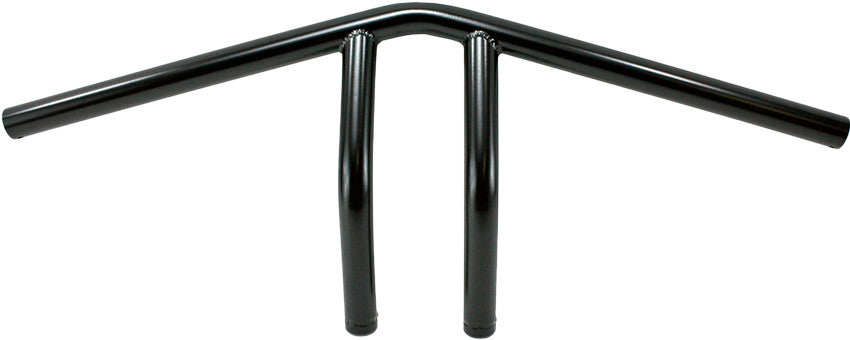 TC BROS 1" Whiskey Handlebars Black Dimpled 101-0118