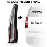 ANZO 2007-2014 Chevrolet TahOE Led Taillights Red/Clear 311297