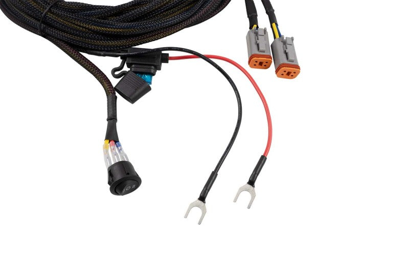 Diode Dynamics Light Duty Dual Output 3-way 4-pin Wiring Harness DD4092