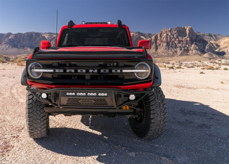 AVS 21-23 Ford Bronco 2/4Dr. Excl. Raptor Aeroskin II Textured Low Profile Hood Shield - Black 436183
