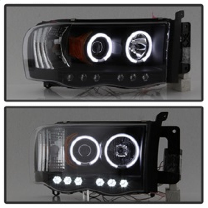 Spyder Dodge Ram 1500 02-05 03-05 Projector Headlights CCFL Halo LED Blk PRO-YD-DR02-CCFL-BK 5009951