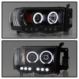 Spyder Dodge Ram 1500 02-05 03-05 Projector Headlights CCFL Halo LED Blk PRO-YD-DR02-CCFL-BK 5009951