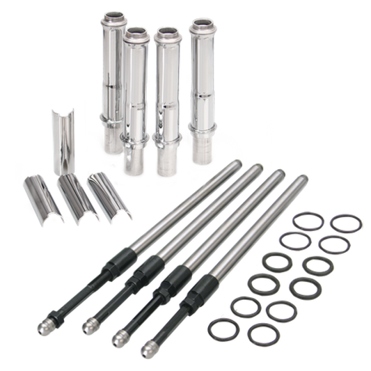 S&S Cycle 1999+ BT Stock Engine Height w/ 4.937in Length Cylinders Adjustable Pushrod Set 106-6051