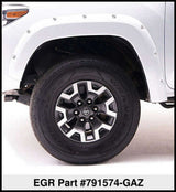 EGR 14+ Chev Silverado 6-8ft Bed Bolt-On Look Color Match Fender Flares - Set - Summit White 791574-GAZ