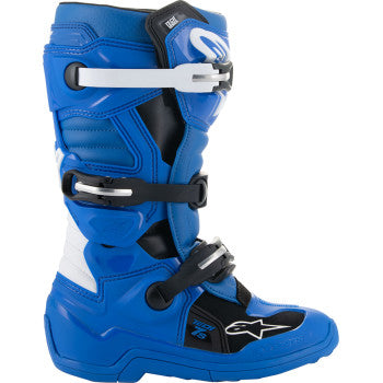 ALPINESTARS Youth Tech 7S Boots - Blue/Black/White - US 7  2015017-712-7