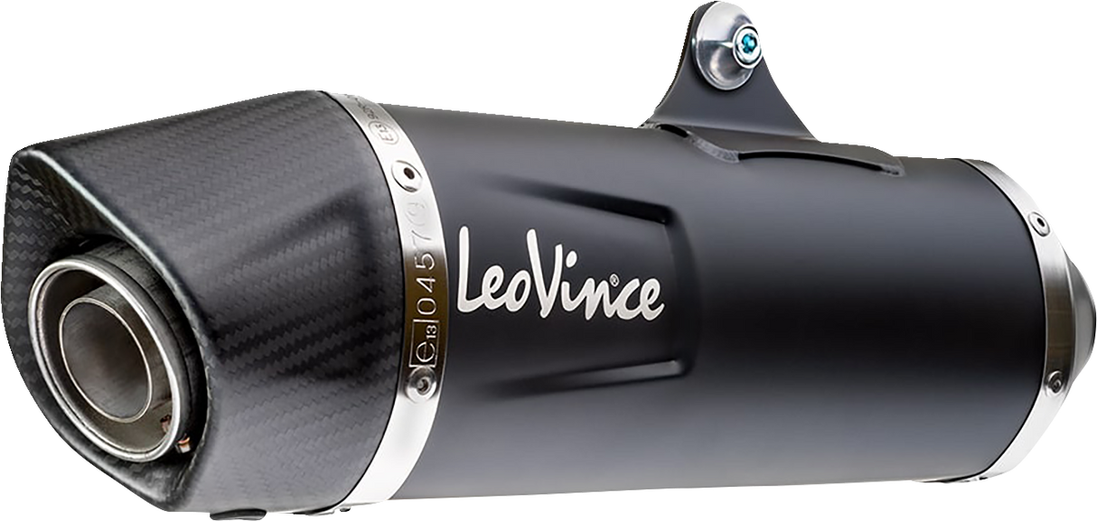 LEOVINCE Nero Slip-On Muffler - Black for KAWASAKI VERSYS 1000 14057