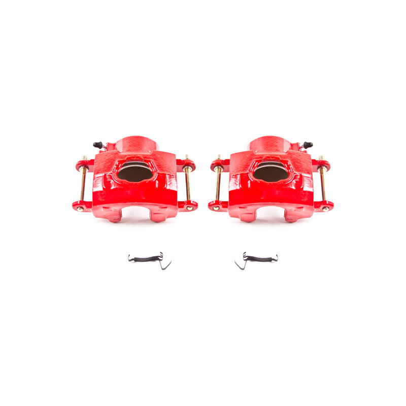 Power Stop 94-96 Chevrolet Impala Front Red Calipers w/o Brackets - Pair S4020
