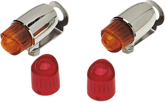 DRAG SPECIALTIES Replacement Lens for Pony Lights - Red 12-6052-L-HC3