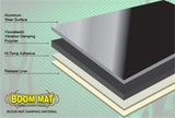 DEI Boom Mat Damping Material - 12in x 12-1/2in (2mm) - 2.1 sq ft - 2 Sheets 50200