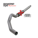 Diamond Eye KIT 5in CB MFLR RPLCMENT PIPE SGL AL: 03-07 FORD 6.0L F250/F350 K5344A-RP