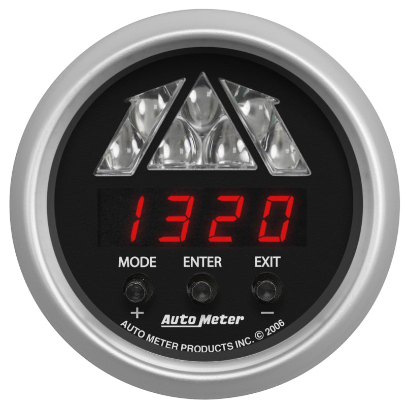 Autometer Sport-Comp 52mm 0-15k RPM Digital Pro Shift System Shift Light Level 1 3387
