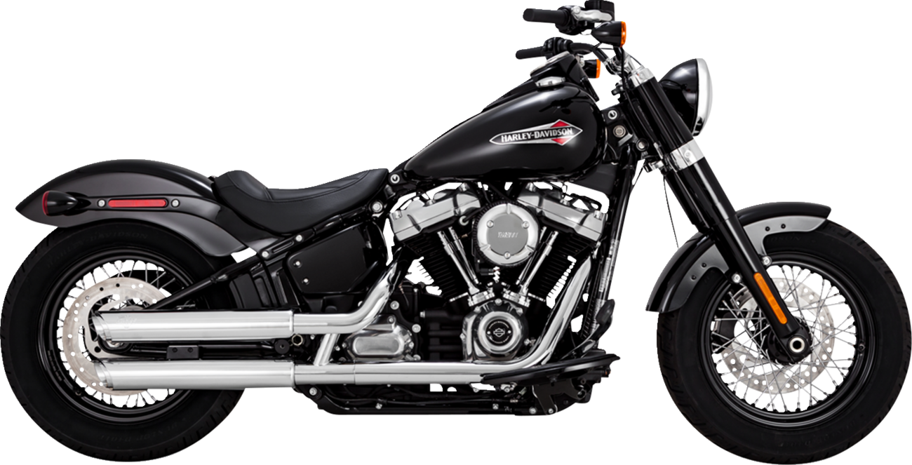 VANCE & HINES 3" Twin Slash Slip-On Muffler - Chrome 16376