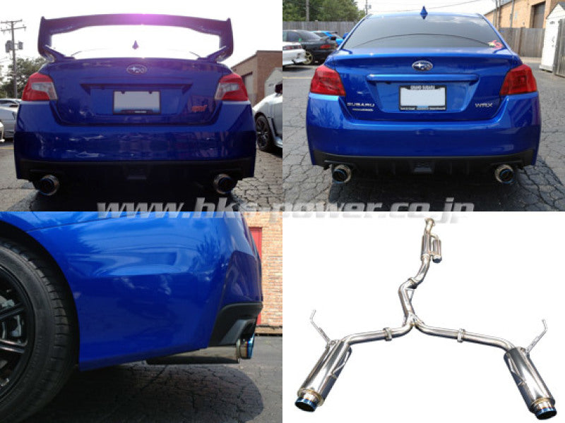 HKS Hi-Power Muffler WRX STI/WRX 2015 US 31006-BF001