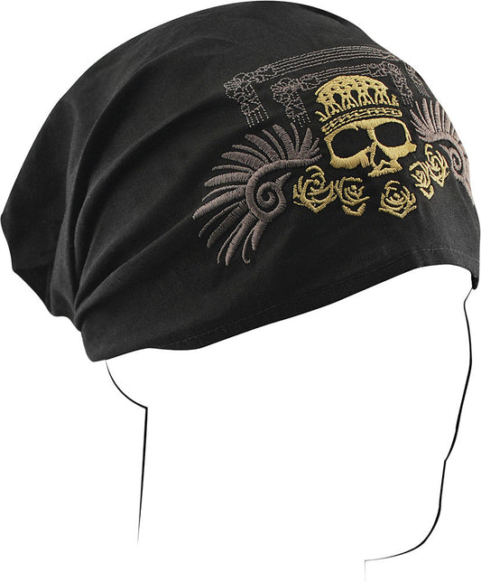 ZAN Highway Honeys Headwrap (Gold Skull) HBHH02