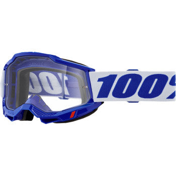 100% Accuri 2 OTG Goggle - Blue - Clear 50018-00007