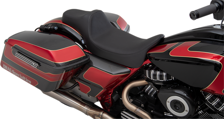 DRAG SPECIALTIES Predator III Seat - Extended - Vinyl - FL '08-'22 0801-1259