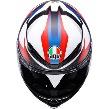 AGV Helmet K6 S Timewarp Matte Black/Red/Blue 2x 2118395016-028-XXL