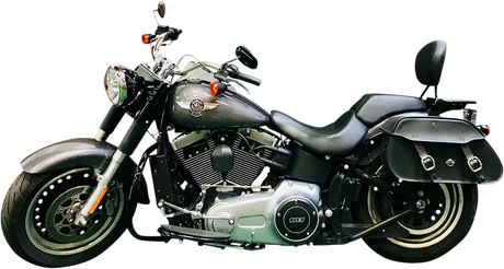 ULTRACOOL Side Mount Oil Cooler Kit - Gloss Black - Softail SMS-1G