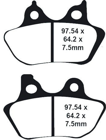 LYNDALL BRAKESProfiled Brake Pad X+ Fr/Rr `00-07 Except 200 Mm Tire7195-X-P