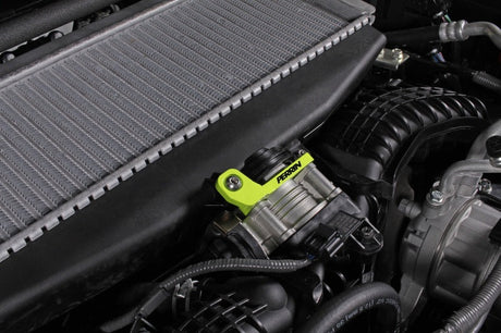 Perrin 2022+ Subaru WRX/19-23 Ascent/Legacy/Outback Top Mount Intercooler Bracket - Neon Yellow PSP-ITR-331NY