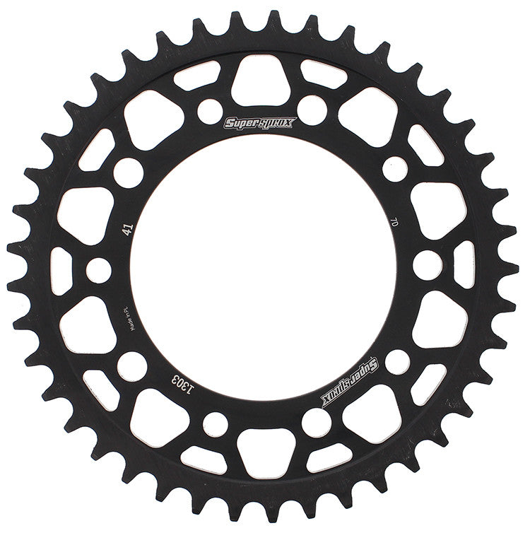 SUPERSPROX Rear Sprocket Steel 41t-520 Blk Hon RFE-1303-41-BLK