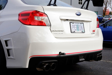 Perrin 15-19 Subaru WRX/STI Tow Hook Kit (Rear) - Black PSP-BDY-252BK