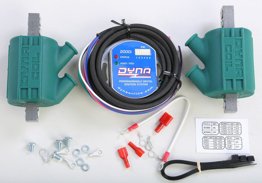 DYNATEK Dyna 2000i Carb Dual Plug / Single Fire Kit D2KI-3P